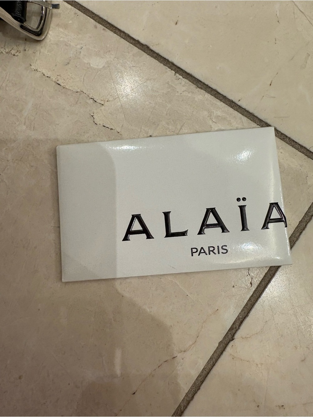 Alaïa Black Woven Leather Mary Jane Flats NIB 39 - Picture 5 of 7